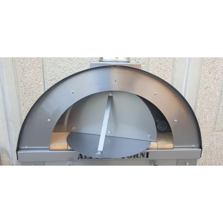 Forno a legna Alfonso 4 pizze Full Optional con carrello - ALFONSO FORNI