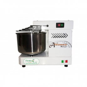 Impastatrice a Spirale 5 Kg con Barra SpezzaPasta Inclinata a "S" - Testa Fissa