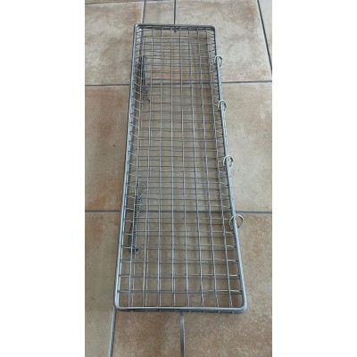 Griglia Spiedo Per Girarrosto Allegri, Cm 70x22, Lunghezza Totale 96 Cm, Sostituto Dello Spiedo Per Barbecue