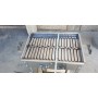 Stainless Steel Barbecue Pan with Charcoal Grill and Tray