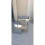 Stainless Steel Barbecue Pan with Charcoal Grill and Tray