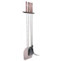 Kit 4 Pale per Forno a Legna con Reggi-Pale da Muro