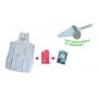 Kit de delantal, manopla de cocina y libro de recetas