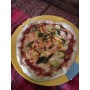 Forno a Legna Alfonso 2 Pizze Full Optional con Tetto e Carrello in Acciaio Inox