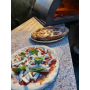 Forno a Legna Alfonso 2 Pizze Full Optional con Tetto in Acciaio Inox