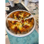 Forno a Legna Alfonso 2 Pizze Full Optional con Tetto in Acciaio Inox