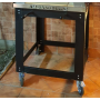 Replacement - Steering and Braking Wheel Kit for 4-Pizza/6-Pizza Ovens with Trolley Black