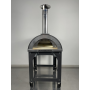 Alfonso Holzbackofen 4 Pizzen mit Wagen, Tür und Pyrometer