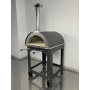 Alfonso Holzbackofen 4 Pizzen mit Wagen, Tür und Pyrometer