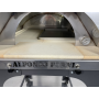 Alfonso Holzbackofen 4 Pizzen mit Wagen, Tür und Pyrometer