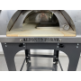 Alfonso Holzbackofen 4 Pizzen mit Wagen, Tür und Pyrometer