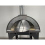Alfonso Holzbackofen 4 Pizzen mit Wagen, Tür und Pyrometer