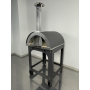 Alfonso Holzbackofen 4 Pizzen mit Wagen, Tür und Pyrometer