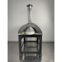 Alfonso Wood-Fired Oven 6 Pizzas with trolley, door and pyrometer