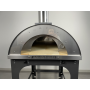 Alfonso Holzbackofen 6 Pizzen mit Wagen, Tür und Pyrometer