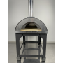Alfonso Holzbackofen 6 Pizzen mit Wagen, Tür und Pyrometer