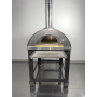 Alfonso Holzbackofen 6 Pizzen mit Wagen, Tür und Pyrometer