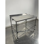 Table de travail démontable en acier inoxydable