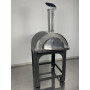 Alfonso Gas Wood-fired Oven 4 Pizzas Hybrid with trolley and door