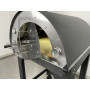 Alfonso Gas Wood-fired Oven 4 Pizzas Hybrid with trolley and door