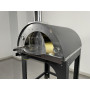 Alfonso Gas Wood-fired Oven 4 Pizzas Hybrid with trolley and door