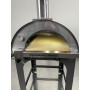 Alfonso Gas Wood-fired Oven 4 Pizzas Hybrid with trolley and door