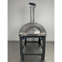 Alfonso Gas Wood-Fired Oven 6 Pizzas Hybrid with trolley and door