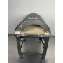 Alfonso Gas Wood-Fired Oven 6 Pizzas Hybrid with trolley and door