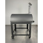 Alfonso 6-Pizza Hybrid Wood-Fired Gas Oven with trolley and door