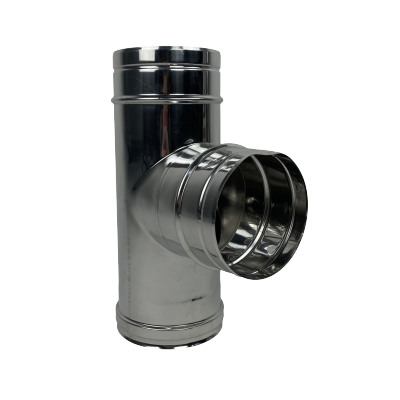 Braga 90-degree T-joint, extruded, 130 mm diameter