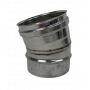Coude à 15 degrés, diamètre 130 mm