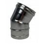30-degree elbow bend, 130 mm diameter