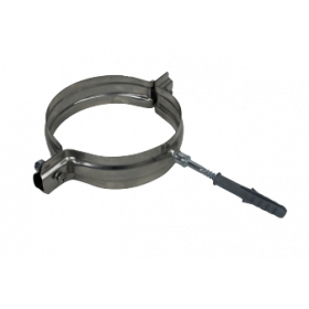 Lot de deux colliers de serrage muraux, support mural de 130 mm de diamètre
