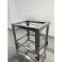 Carrito de acero inoxidable para los modelos «Alfonso 6 Pizze»