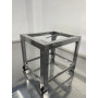 Carrito de acero inoxidable para los modelos «Alfonso 6 Pizze»