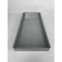 Bandeja de horno de chapa de aluminio de 70 x 30 x 6 cm con reborde