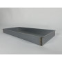 Bandeja de horno de chapa de aluminio de 70 x 30 x 6 cm con reborde
