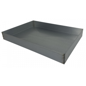 Bandeja de horno de chapa de aluminio 50 x 35 x 6 cm