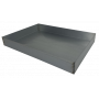 Aluminised sheet metal baking tray 50x35x6 cm