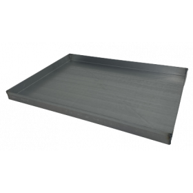 Bandeja de horno de chapa de aluminio 50 x 35 x 3 cm