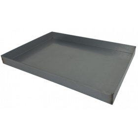 Bandeja de horno de chapa de aluminio 50 x 35 x 4 cm