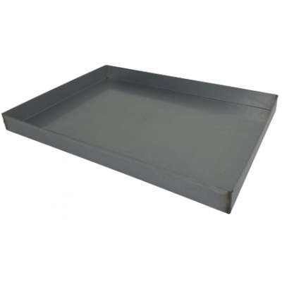 Aluminised sheet metal baking tray 50X35X4 cm