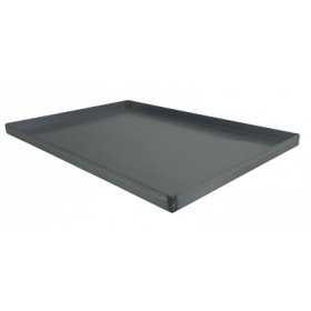 Bandeja de horno de chapa de aluminio 50 x 35 x 2 cm