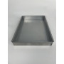 Bandeja de horno de chapa de aluminio de 50 x 35 x 6 cm con reborde