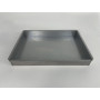 Bandeja de horno de chapa de aluminio de 50 x 35 x 6 cm con reborde