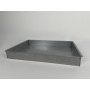 Bandeja de horno de chapa de aluminio de 50 x 35 x 6 cm con reborde