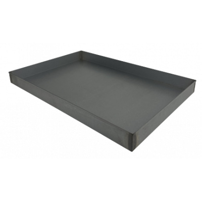 Aluminised sheet metal baking tray 60x40x2 cm