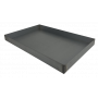 Bandeja de horno de chapa de aluminio 60 x 40 x 2 cm