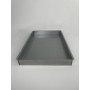 Bandeja de horno de chapa de aluminio de 60 x 40 x 6 cm con reborde