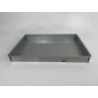 Bandeja de horno de chapa de aluminio de 60 x 40 x 6 cm con reborde